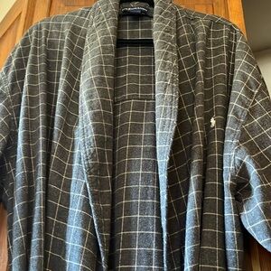 ROBE♦️POLO♦️RALPH LAUREN GRAY ROBE